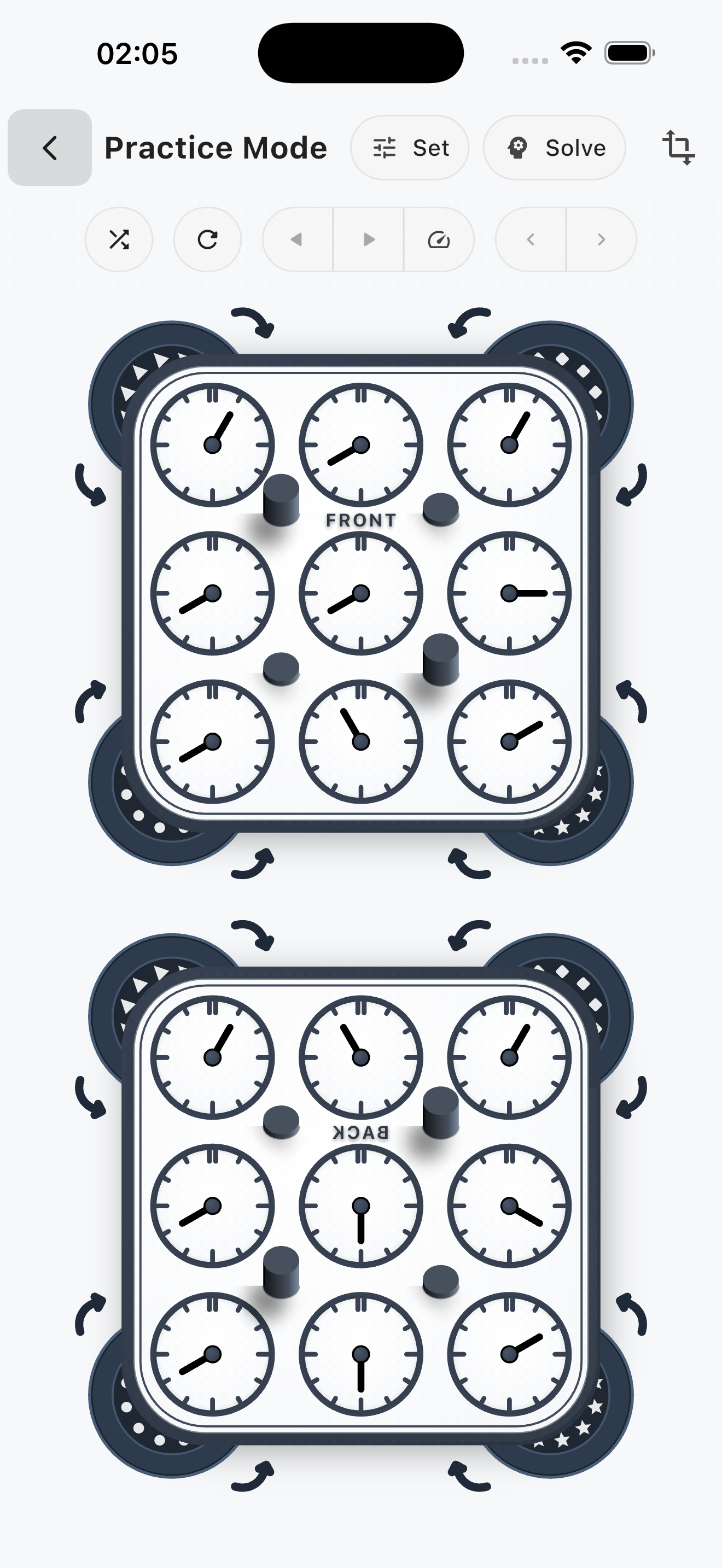 Clock n Cube App Screenshot 2